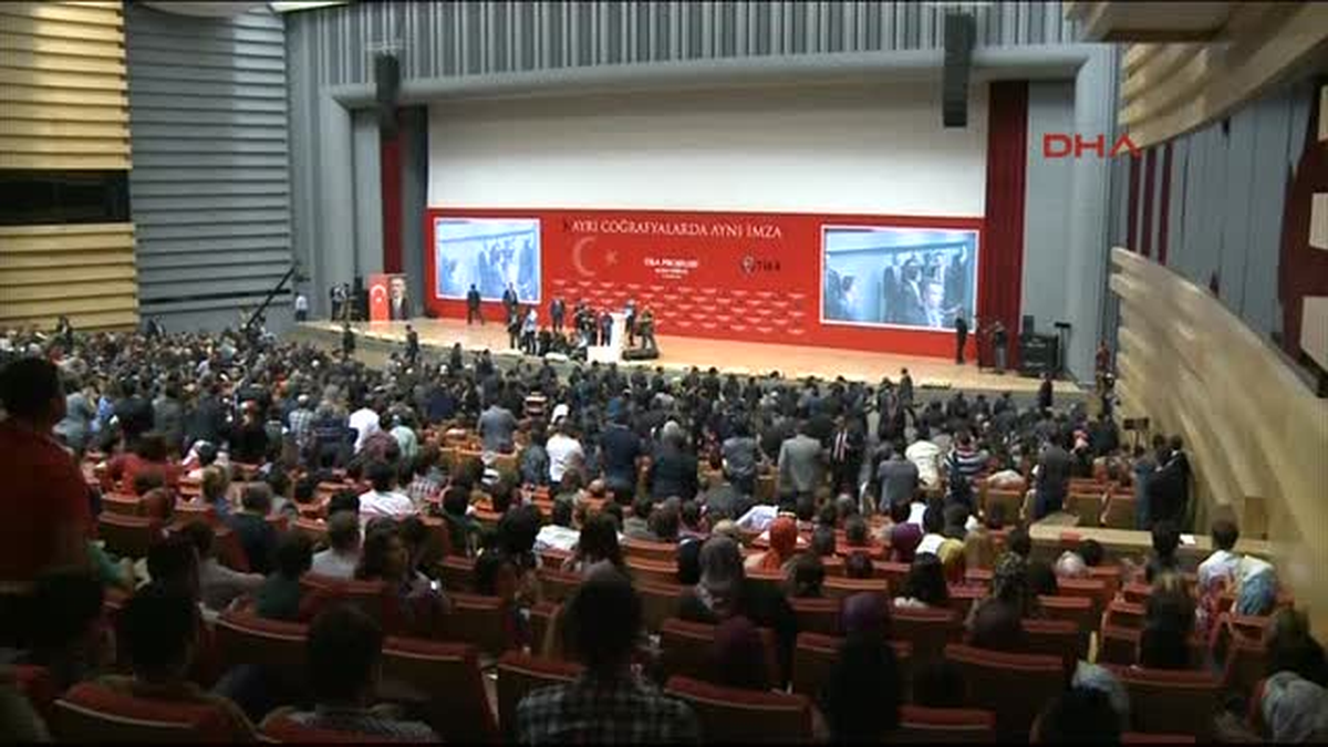Başbakan Erdoğan\'ın Katıldığı Törende \'Dik Dur Eğilme, Bu Millet Seninle\' Tezahüratları
