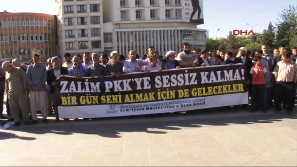 Diyarbakır\'da, PKK\'yı Protesto Gösterisi