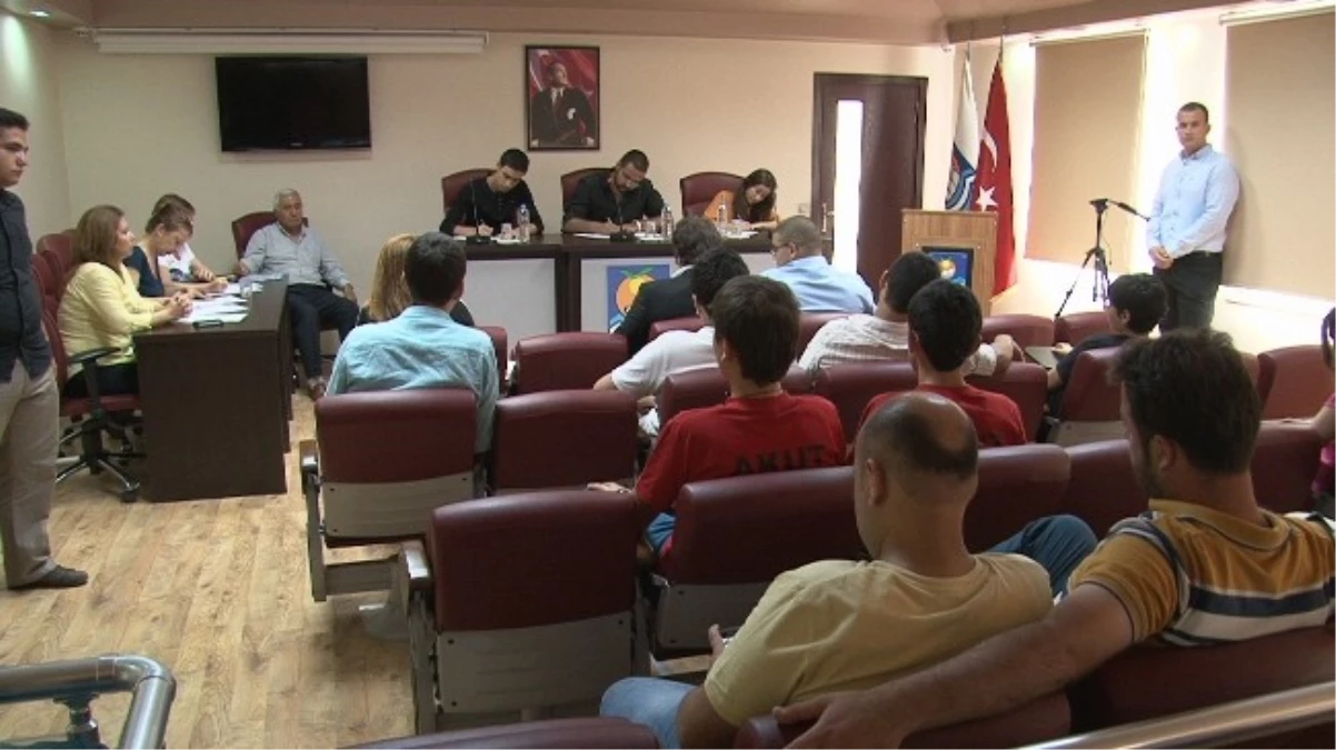 Mezitli Belediyesi Gençlik Meclisi İlk Toplantısını Yaptı
