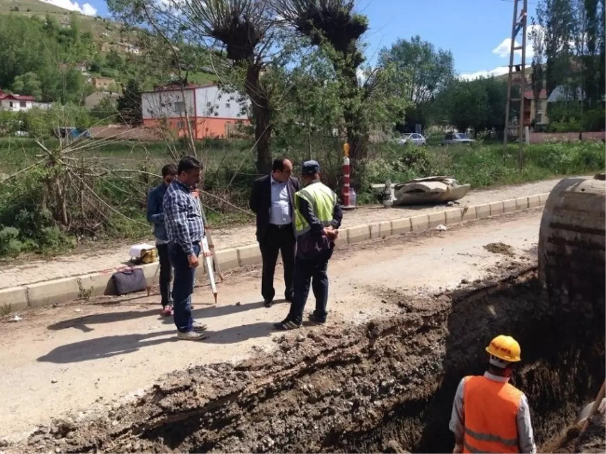 Milletvekili Özbek, Altyapı Çalışmalarını İnceledi
