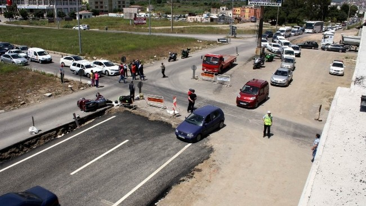 Tamamlanamayan Körfez Yol Kavşağı Tehlike Saçıyor
