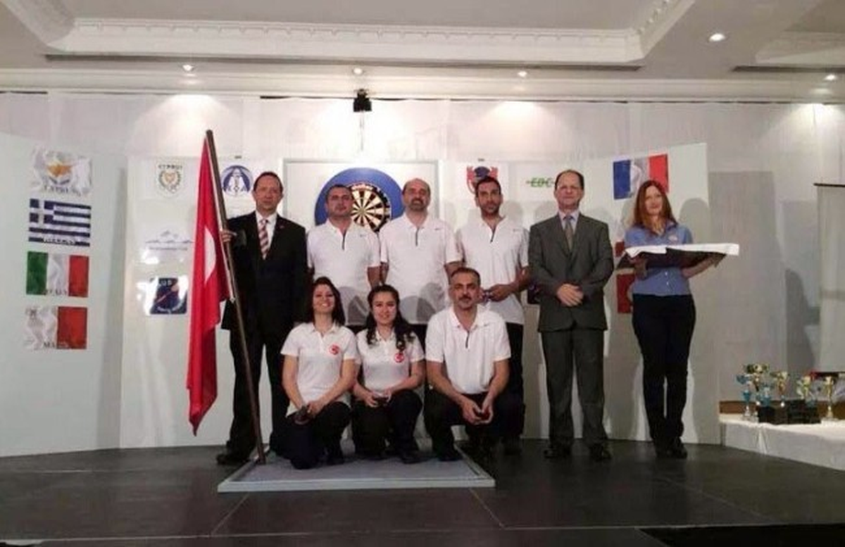 Akdeniz Dart Kupası\'nda 2 Altın, 2 Gümüş