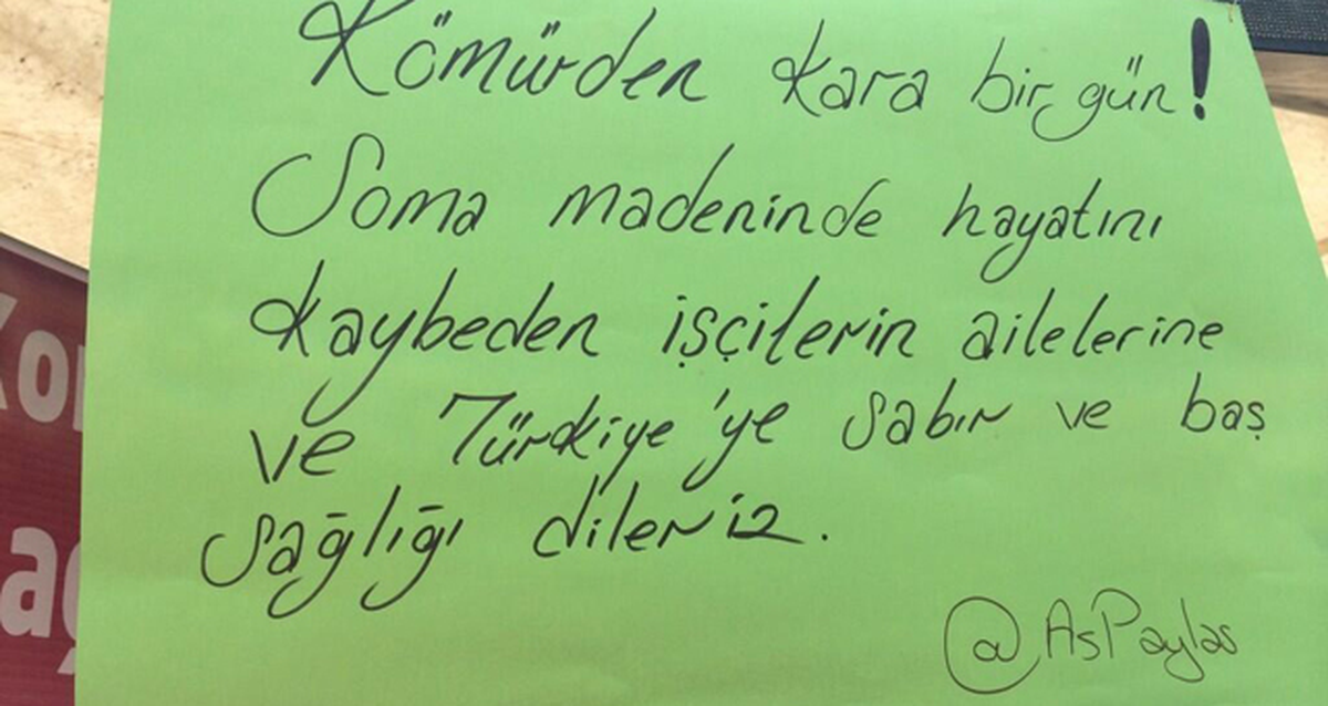 Antep İçin Çalışan Gençler Soma\'nın Acısını Derinden Yaşadı