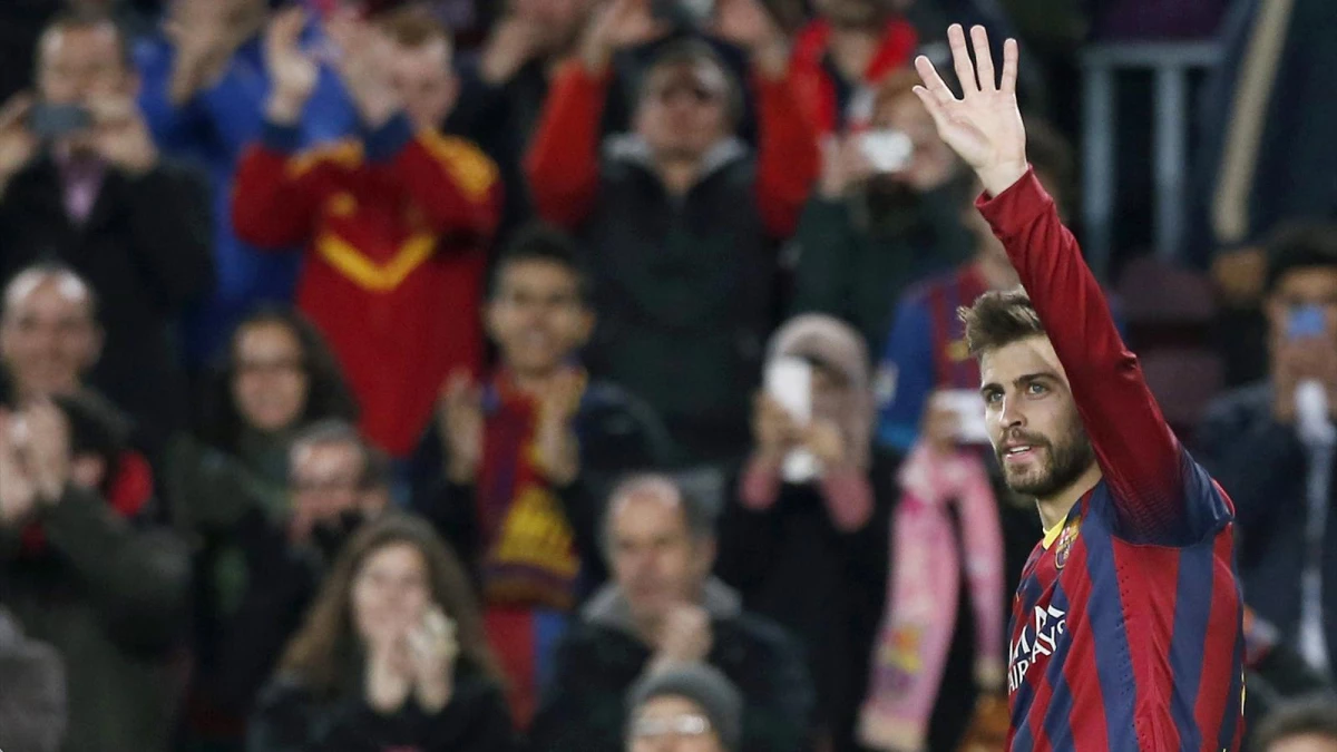 Barcelona, Gerard Pique ile Olan Sözleşmesini 2019\'a Kadar Uzattı