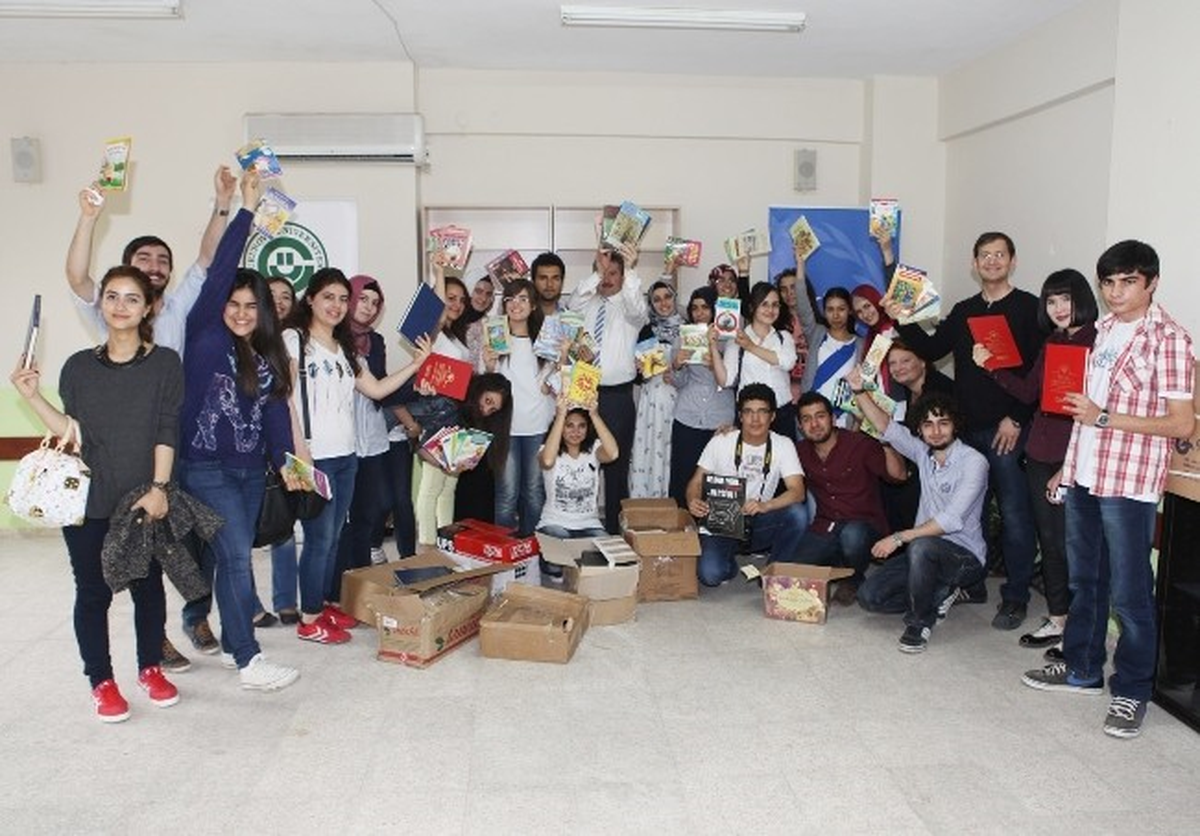 ÇÜ Sinerji Kulübü 7 Okula Kütüphane Kazandırdı