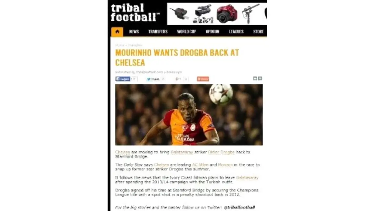 Drogba, Chelsea\'ye Dönüyor