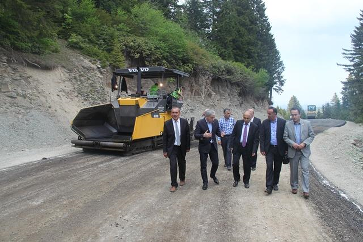 Giresun Valisi Karahan Yayla Yolunda İncelemelerde Bulundu