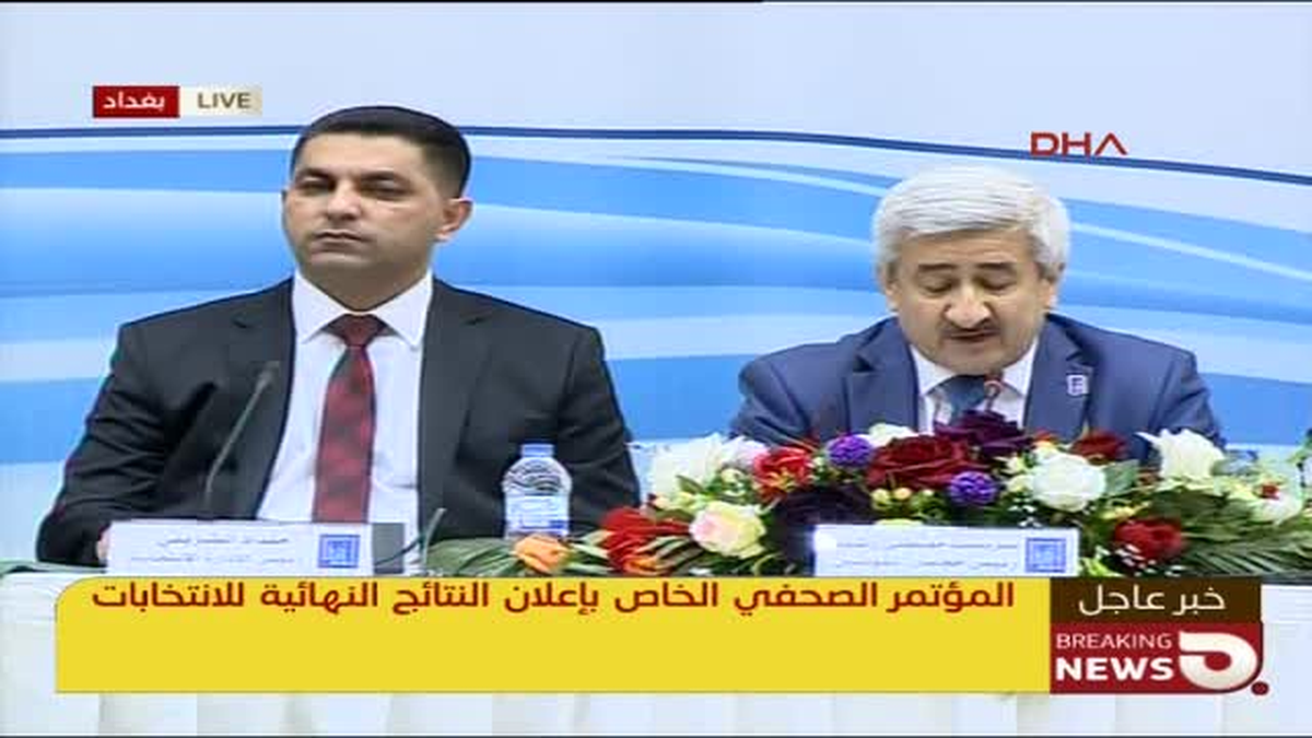 Irak\'ta Resmi Seçim Sonuçları Açıklandı