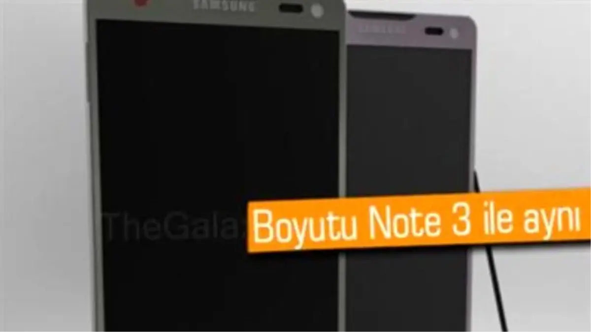 Galaxy Note 4\'te 5,7 İnç Ekran Olabilir