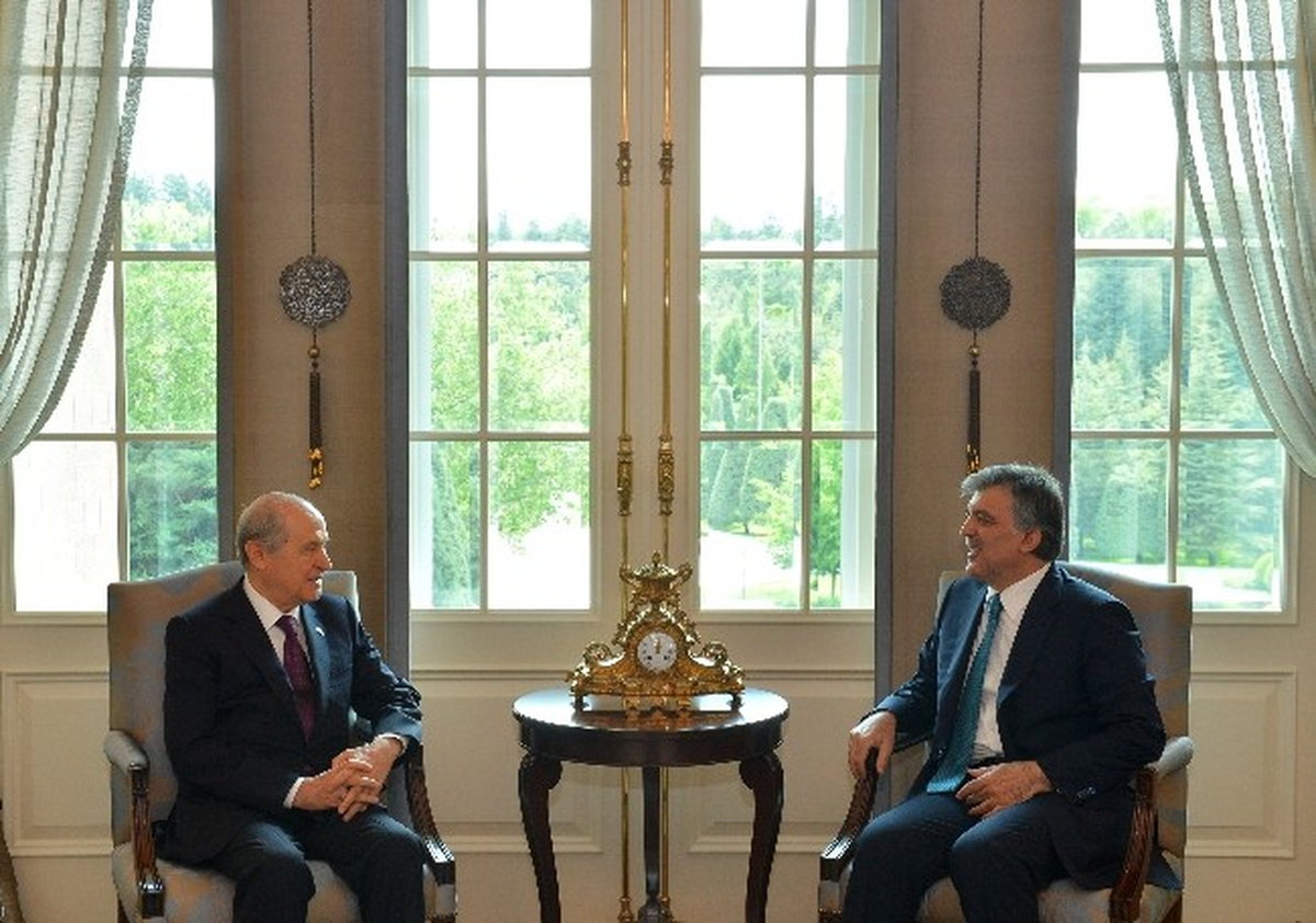 Cumhurbaşkanı Gül, MHP Lideri Bahçeli\'yi Kabul Etti