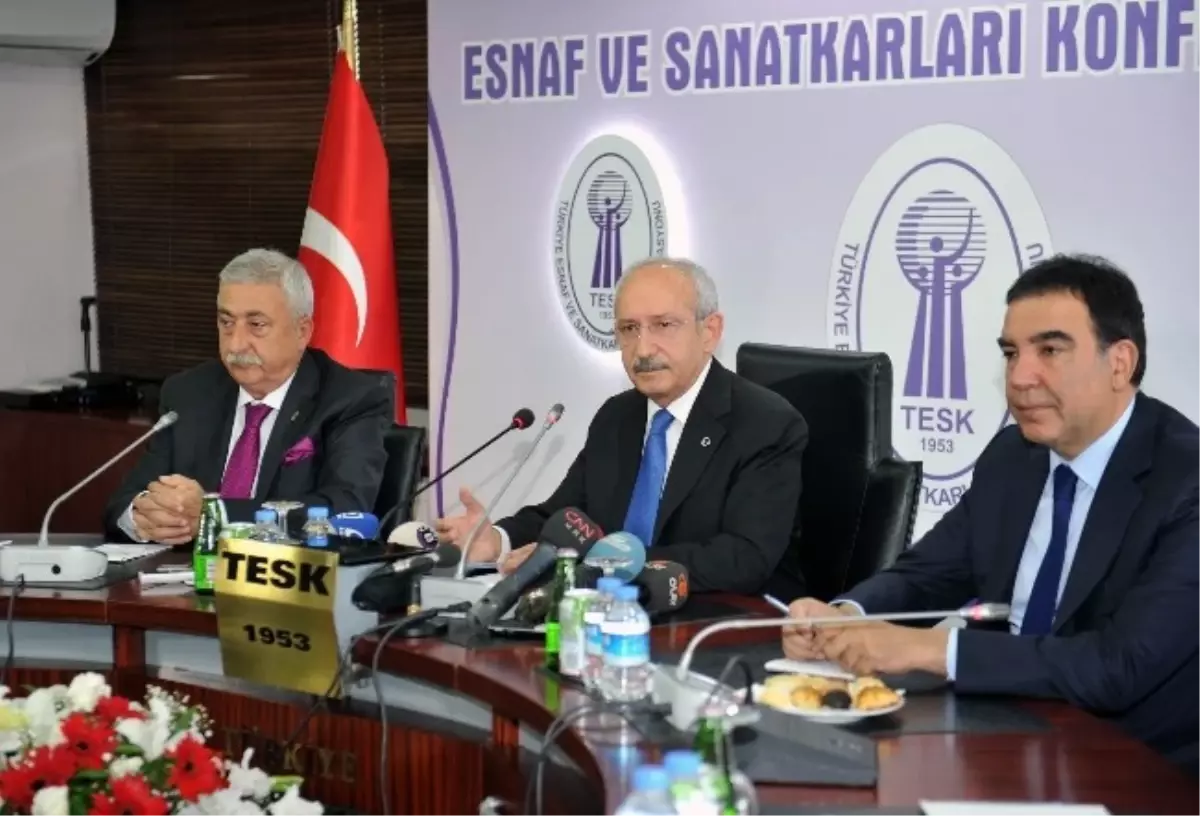 Kılıçdaroğlu, TESK Başkanı Palandöken\'i Ziyaret Etti