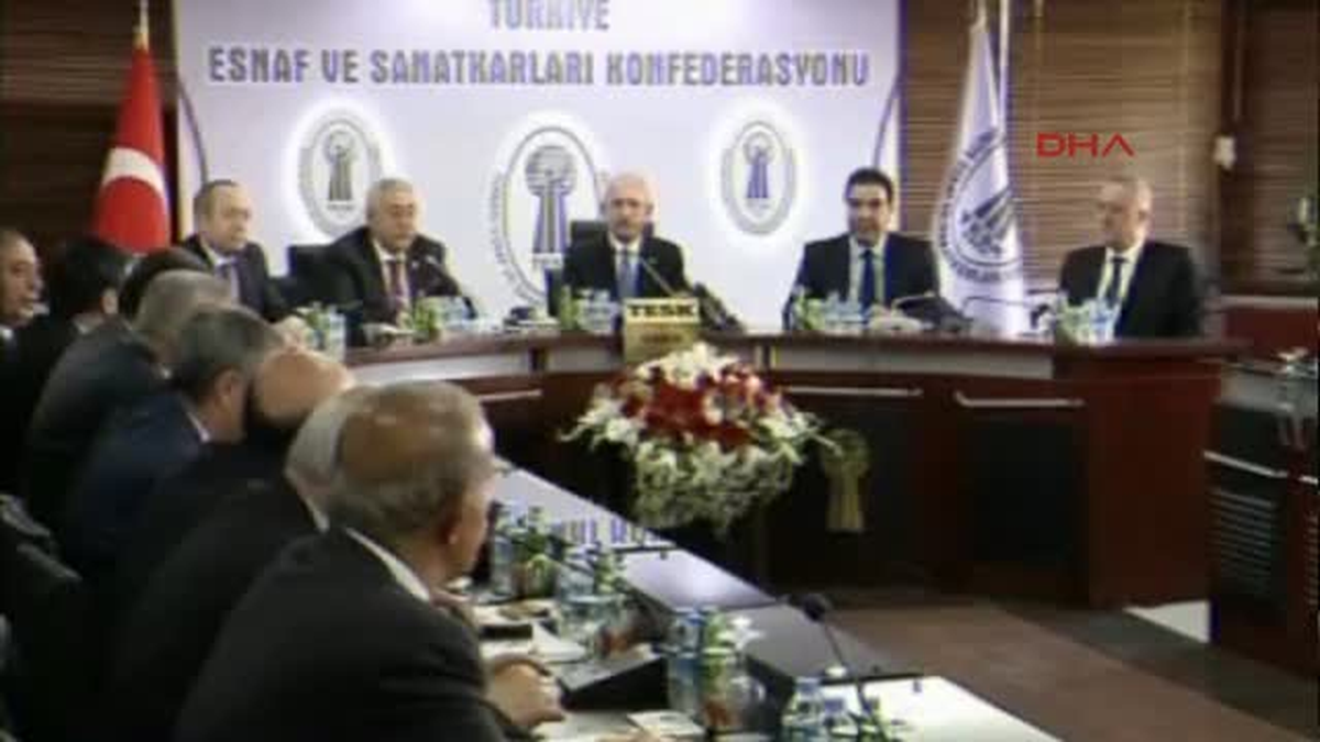 Kılıçdaroğlu, TESK Başkanı Palandöken\'le Görüştü