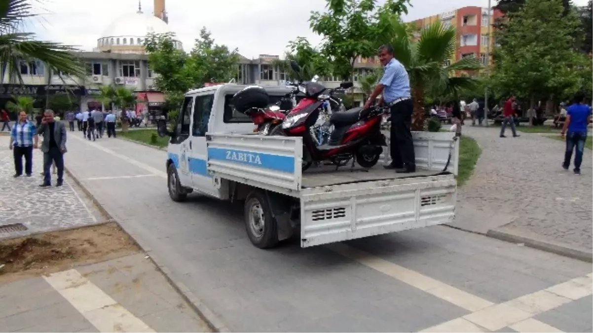 Kızıltepe Zabıta Ekiplerinden Bisiklet ve Motosiklet Operasyonu