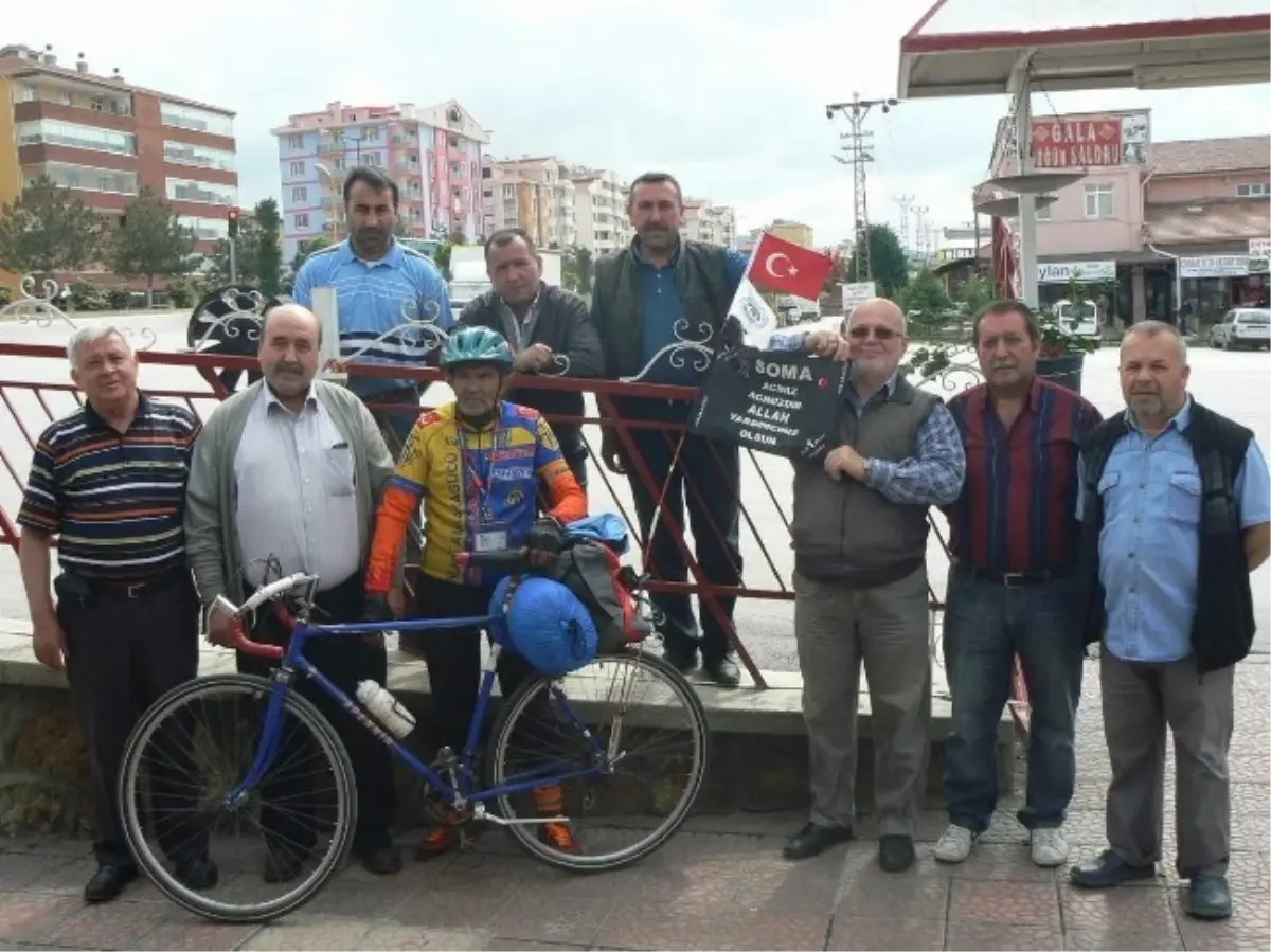 Milli Bisikletçi Soma İçin Yollarda