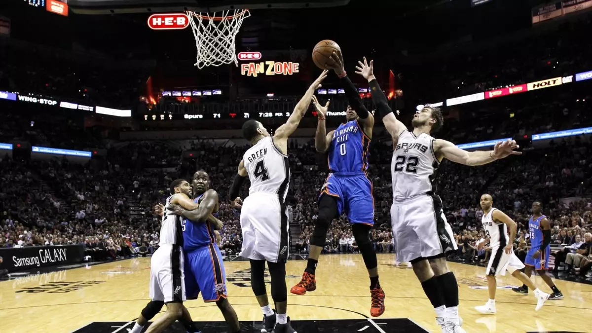 San Antonio Spurs-Oklahoma City Thunder: 112-77