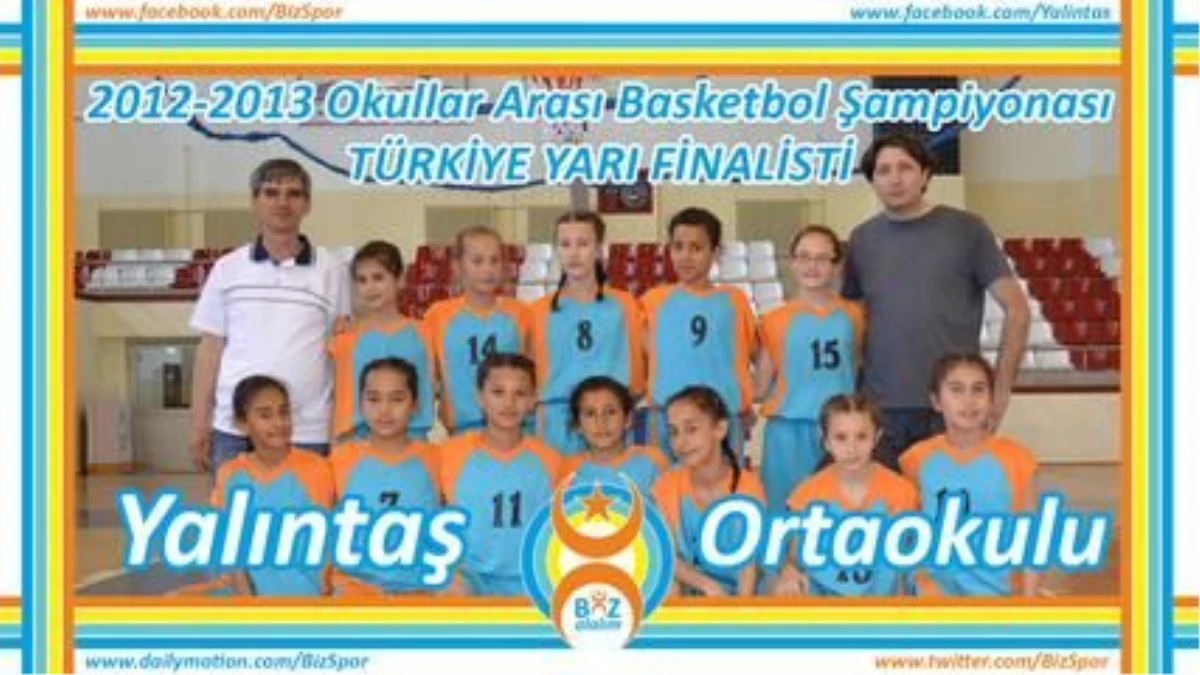 2012-2013 Basketbol Bölge Birincisi "Yalıntaş Ortaokulu"