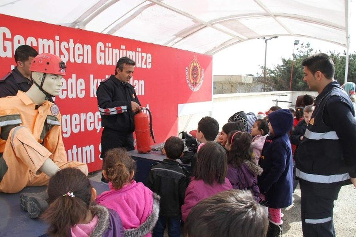 Öğrencilerden İtfaiyeye Ziyaret
