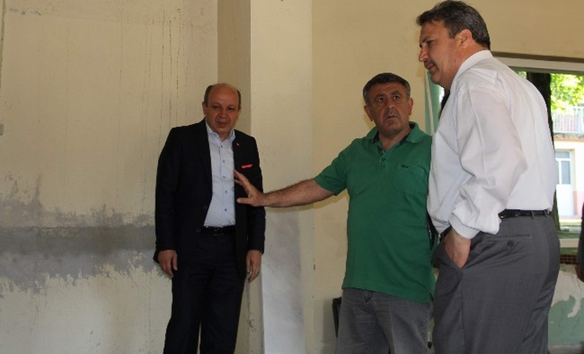 Başkan Çerçi Tadilat Çalışmalarını İnceledi