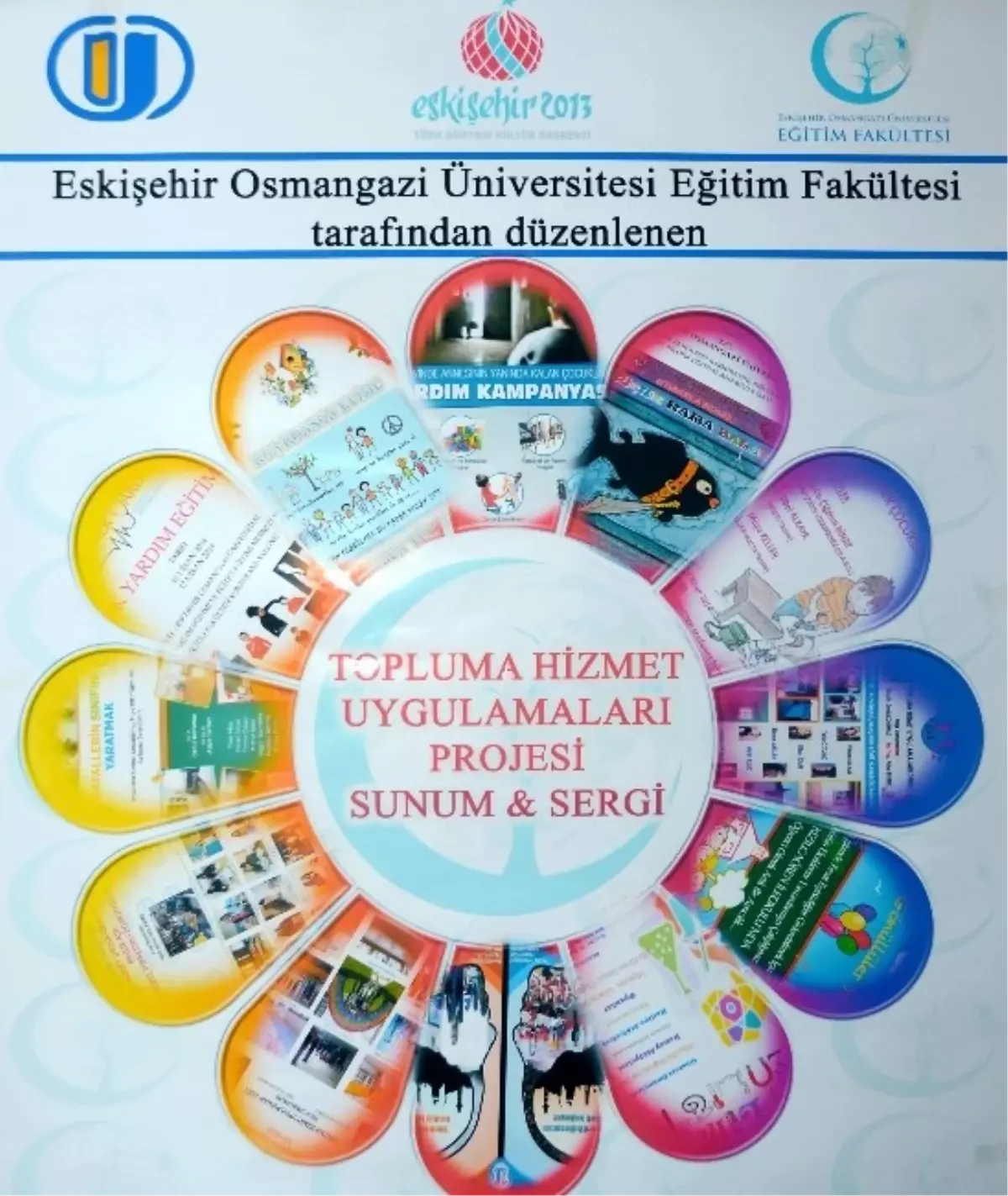 Esogü\'de "Topluma Hizmet Uygulamaları" Proje Sergisi Açıldı