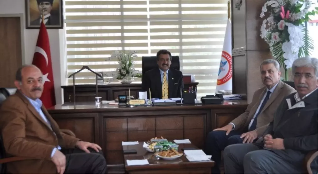 Kaleli'den Başkan Kale'ye Ziyaret