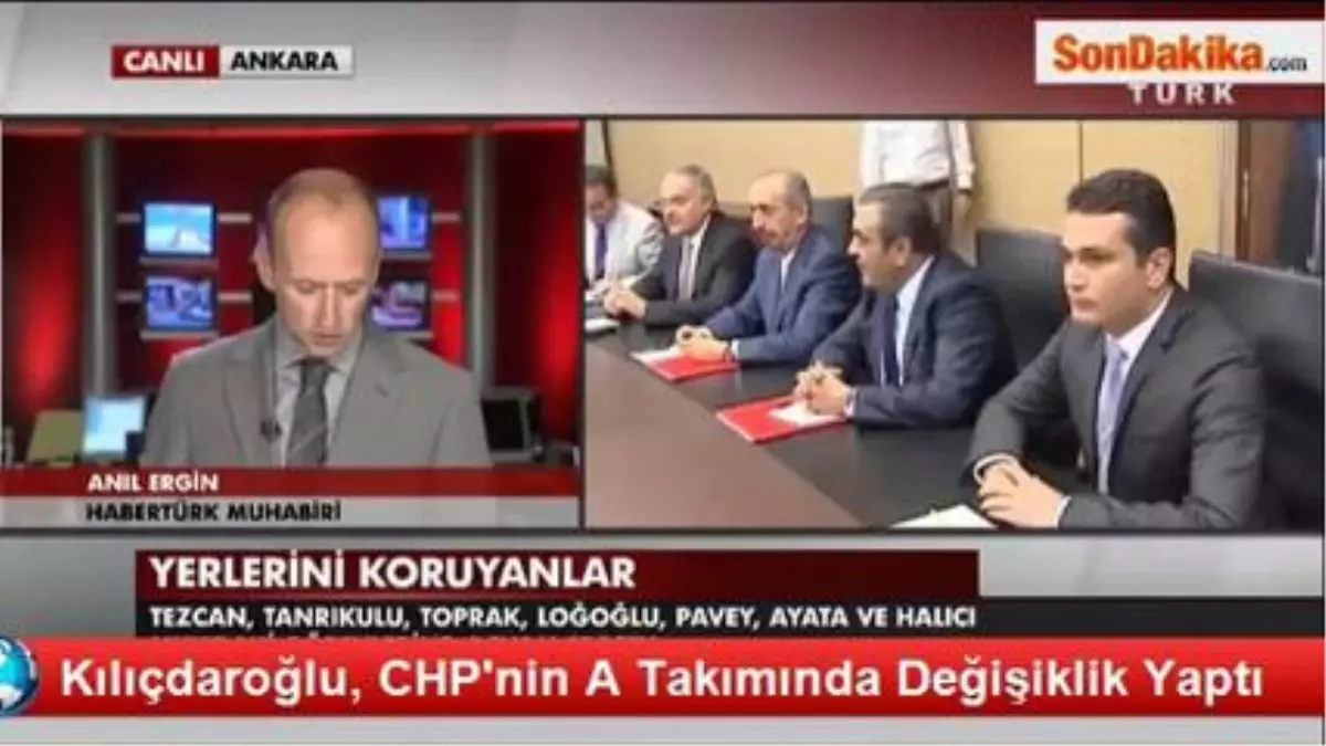 Kılıçdaroğlu, CHP\'nin A Takımında Değişiklik Yaptı