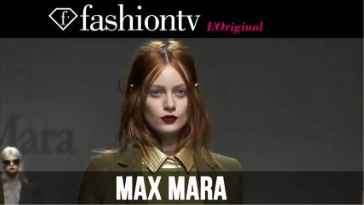 Max Mara Fall/winter 2014-15 | Milan Fashion Week Mfw | Fashiontv
