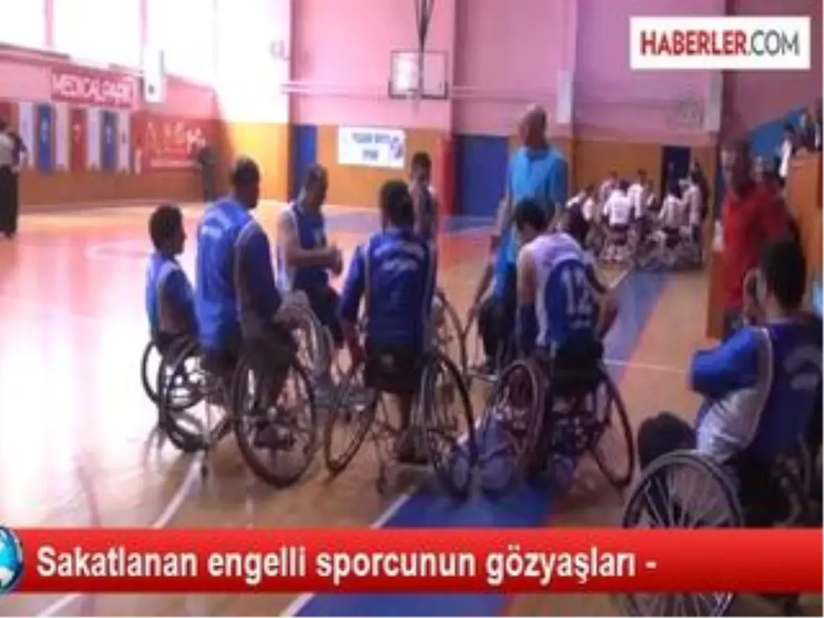 Sakatlanan Engelli Sporcunun Gözyaşları -