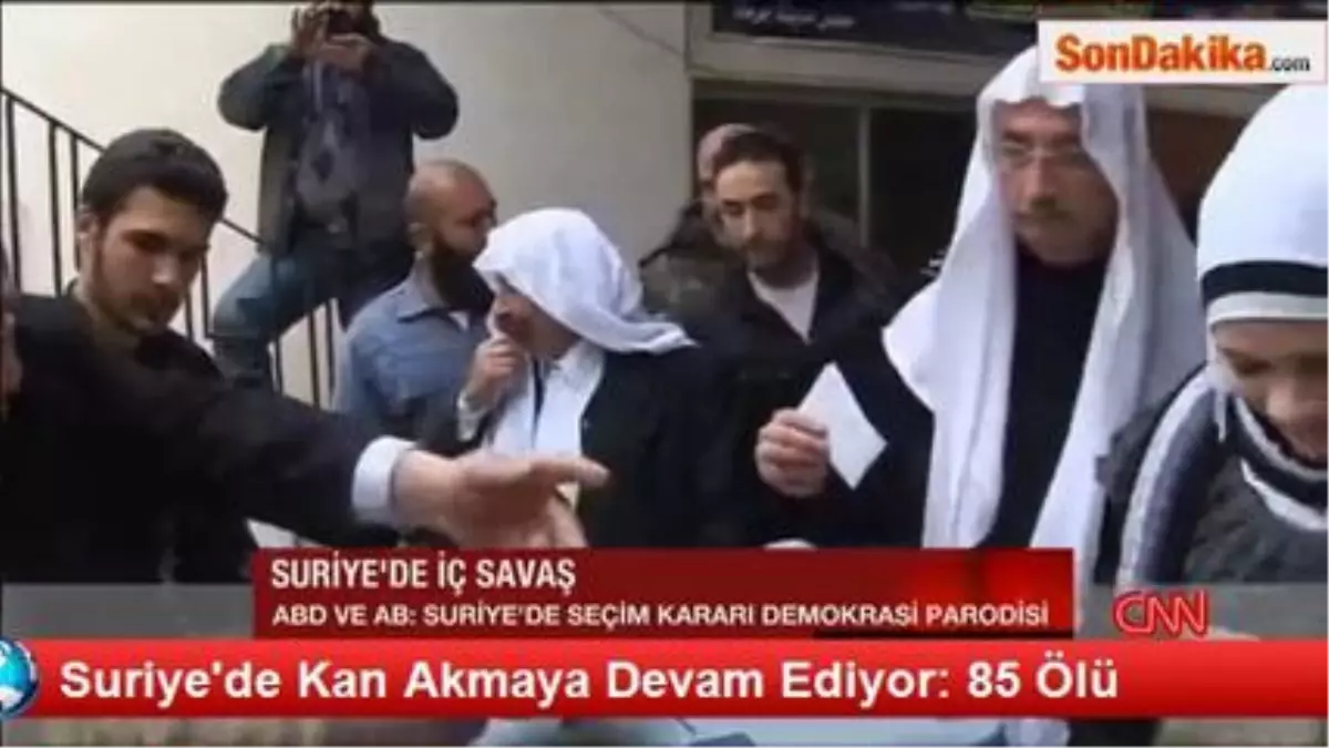 Suriye\'de Kan Akmaya Devam Ediyor: 85 Ölü