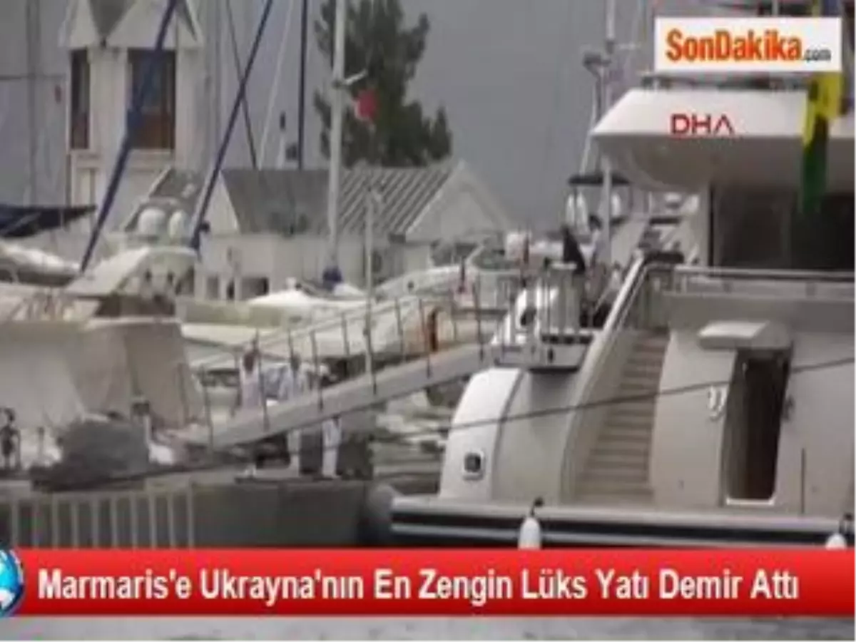 Tavuk Kralı Ukraynalı Yuriy Kosiuk\'un Lüks Yatı Marmaris\'te