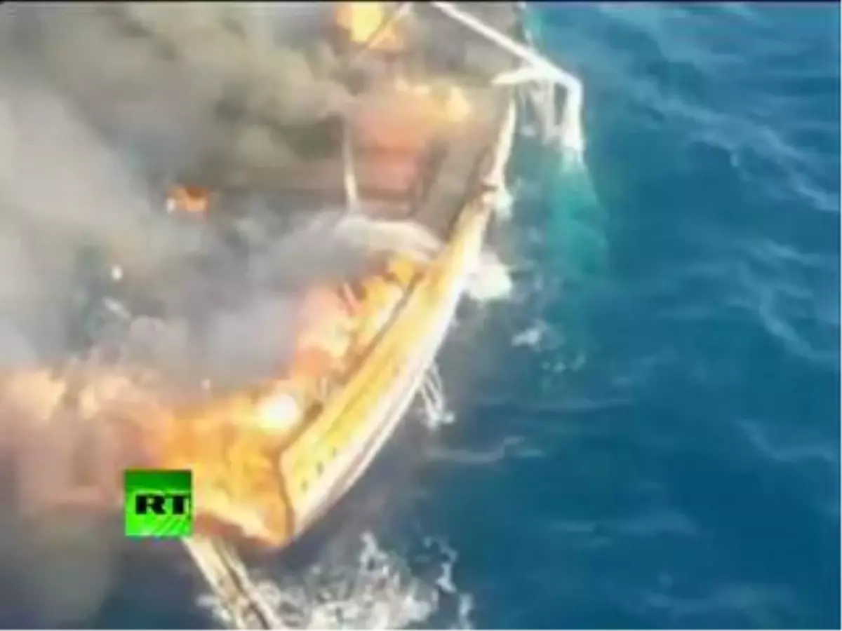 Tour Boat Catches Fire, Sinks, Tourist Missing At Sea