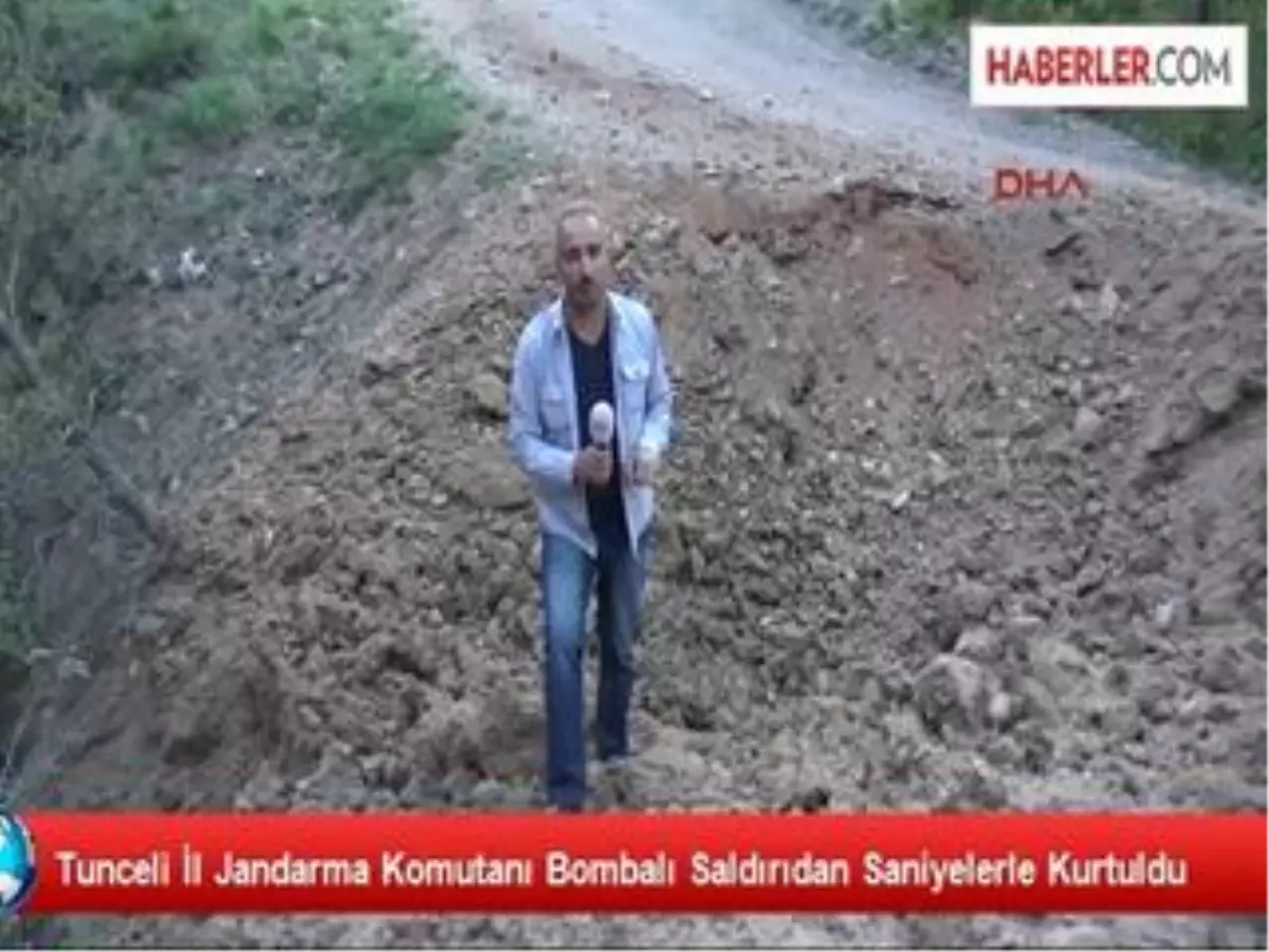 Tunceli\'de Askeri Araca Bombalı Saldırı