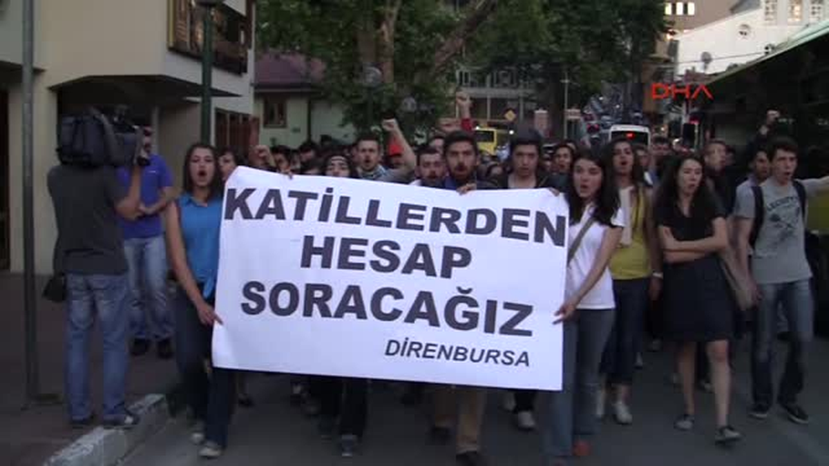 Uğur Kurt İçin Bursa\'da da Yürüyüş Yapıldı