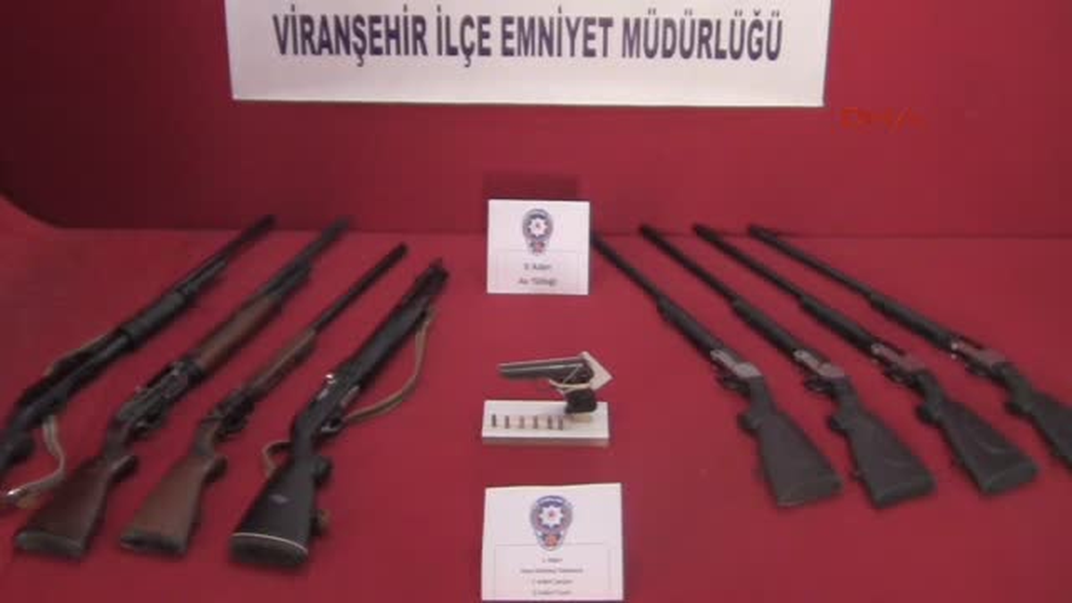 Viranşehir\'de Ruhsatsız Tüfek Operasyonu