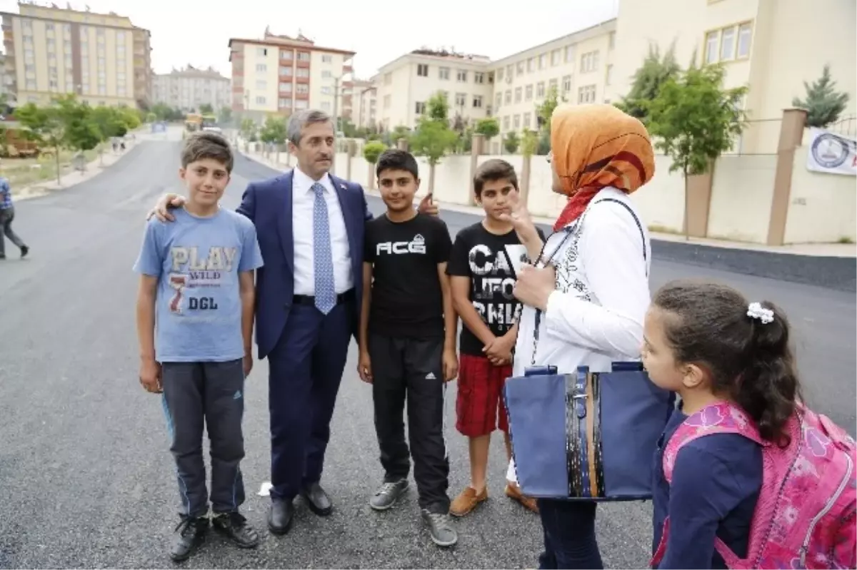 Başkan Tahmazoğlu, Asfaltsız Yolumuz Kalmadı