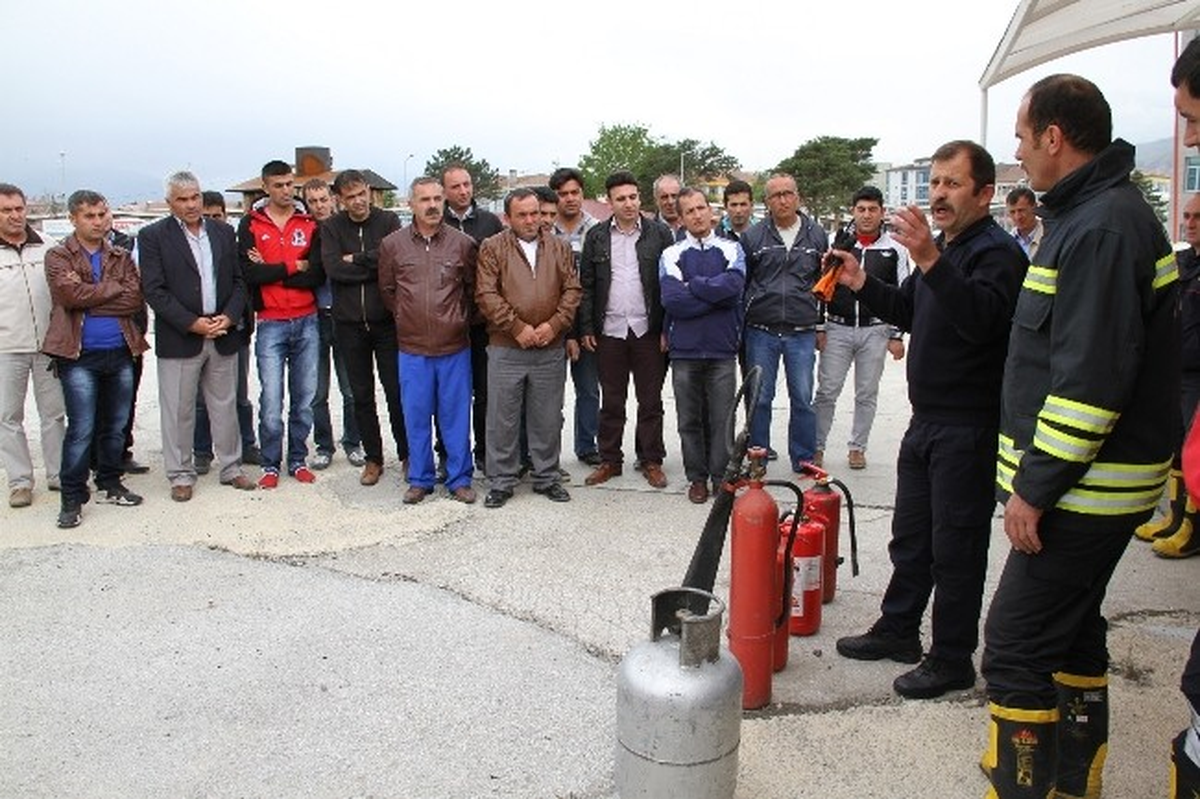 Erzincan Belediyesi İtfaiye Müdürlüğünden Eğitim