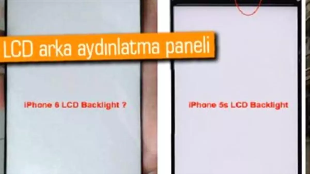 İphone 6 Paneli İphone 5s\'in Karşısında