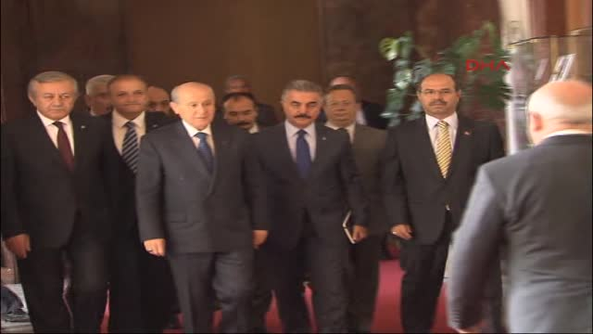 Bahçeli\'den Çiçek\'e "Çatı" Ziyareti