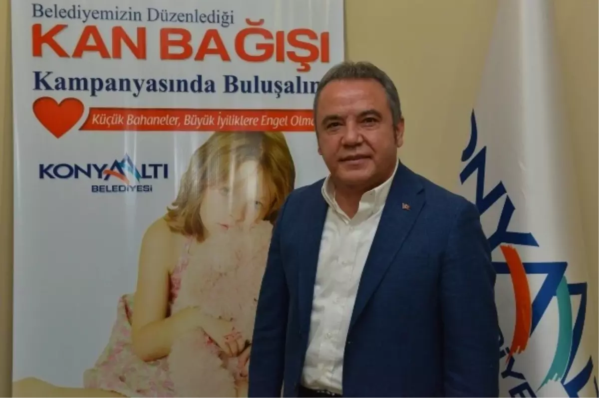 Başkan Böcek\'ten "Kan Bağışı" Çağrısı