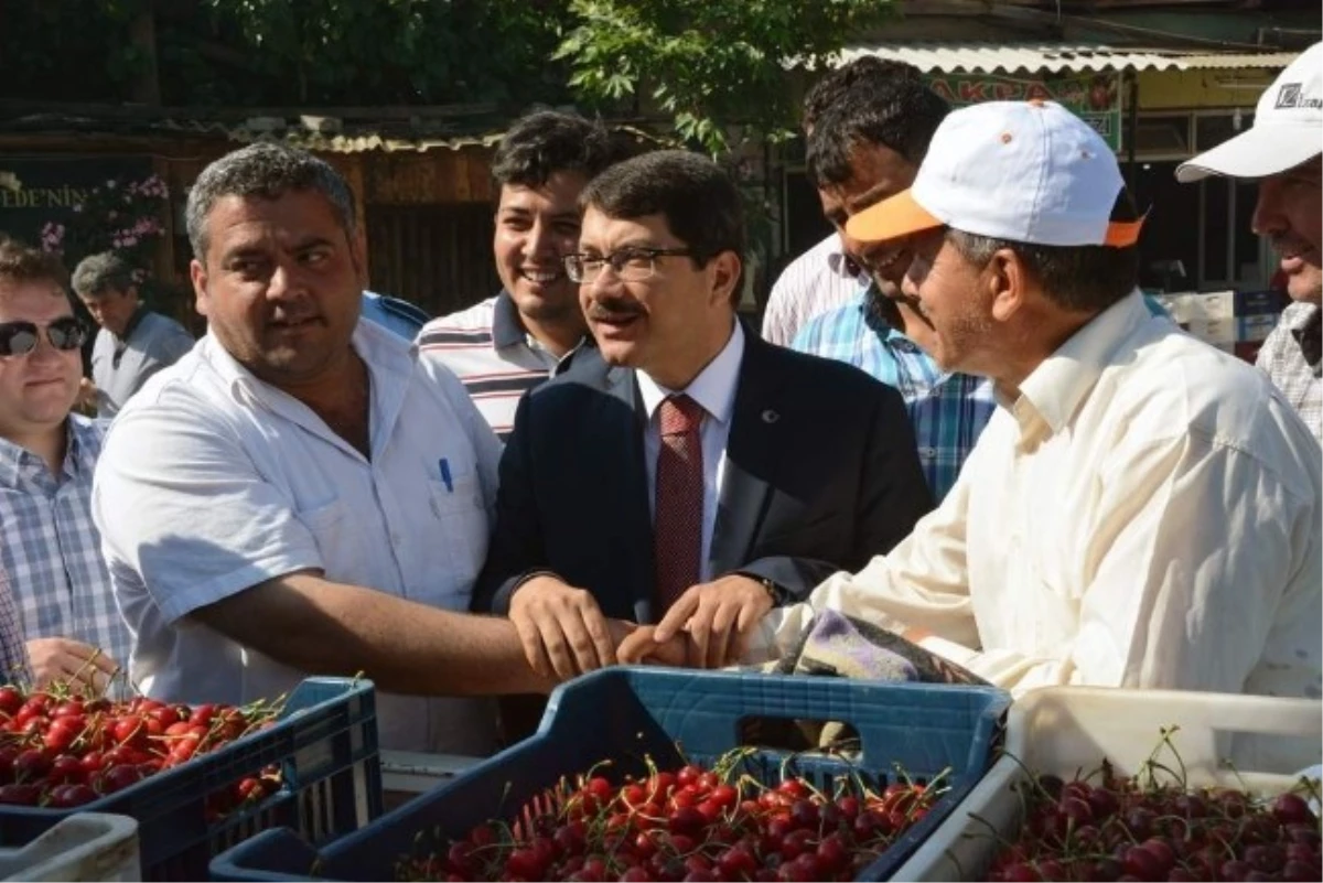 Başkan Çelik\'ten Kirazın Merkezi Sancaklı Bozköy\'e Ziyaret