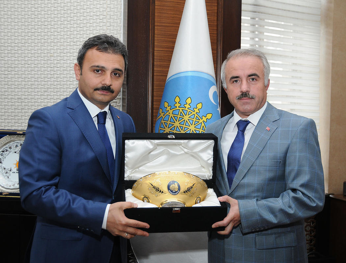 Defterdar Özbay\'dan Veda Ziyaretleri