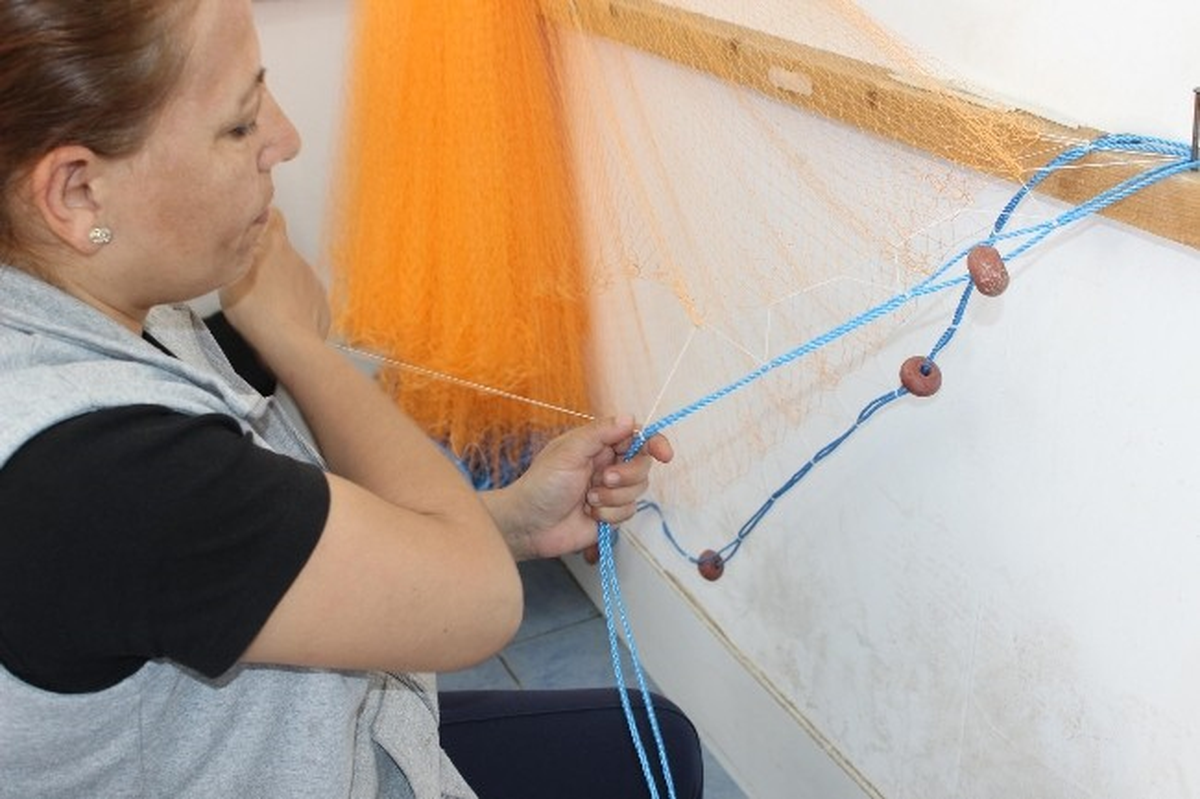 Güzelbahçe Belediyesi\'nden Balık Ağı Donamı Kursu