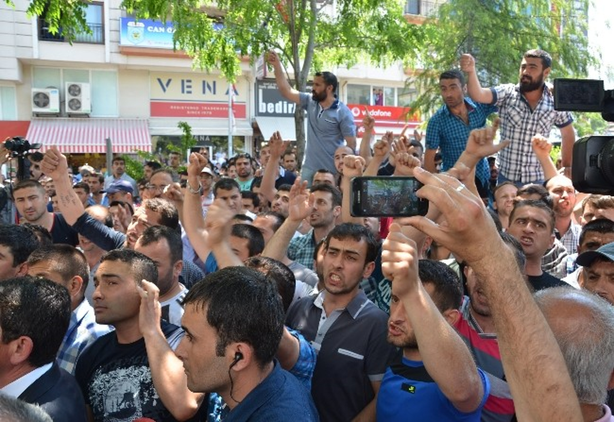 Madencilerin Protestosunda Arbede