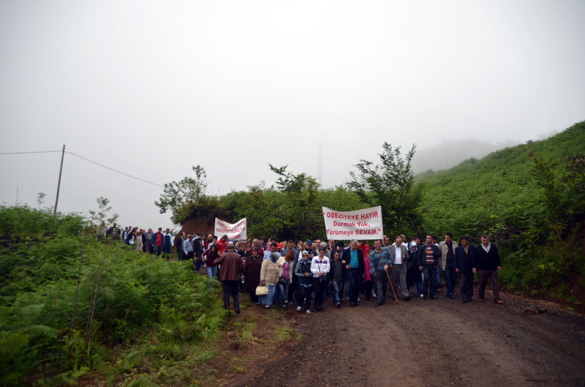 Rize\'de "Sağlık İçin Yürüyoruz" Etkinliği
