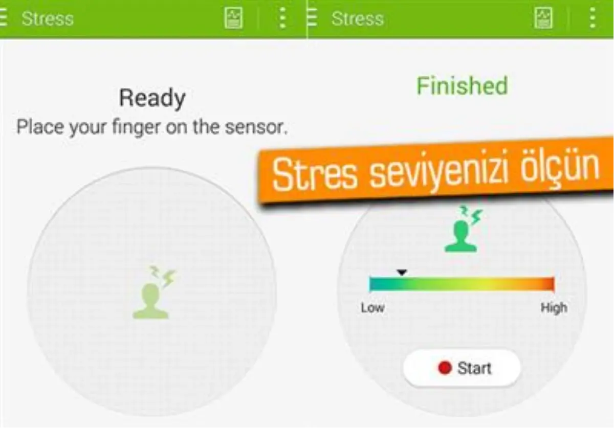 Galaxy S5 Artık Stres Seviyenizi de Ölçebiliyor