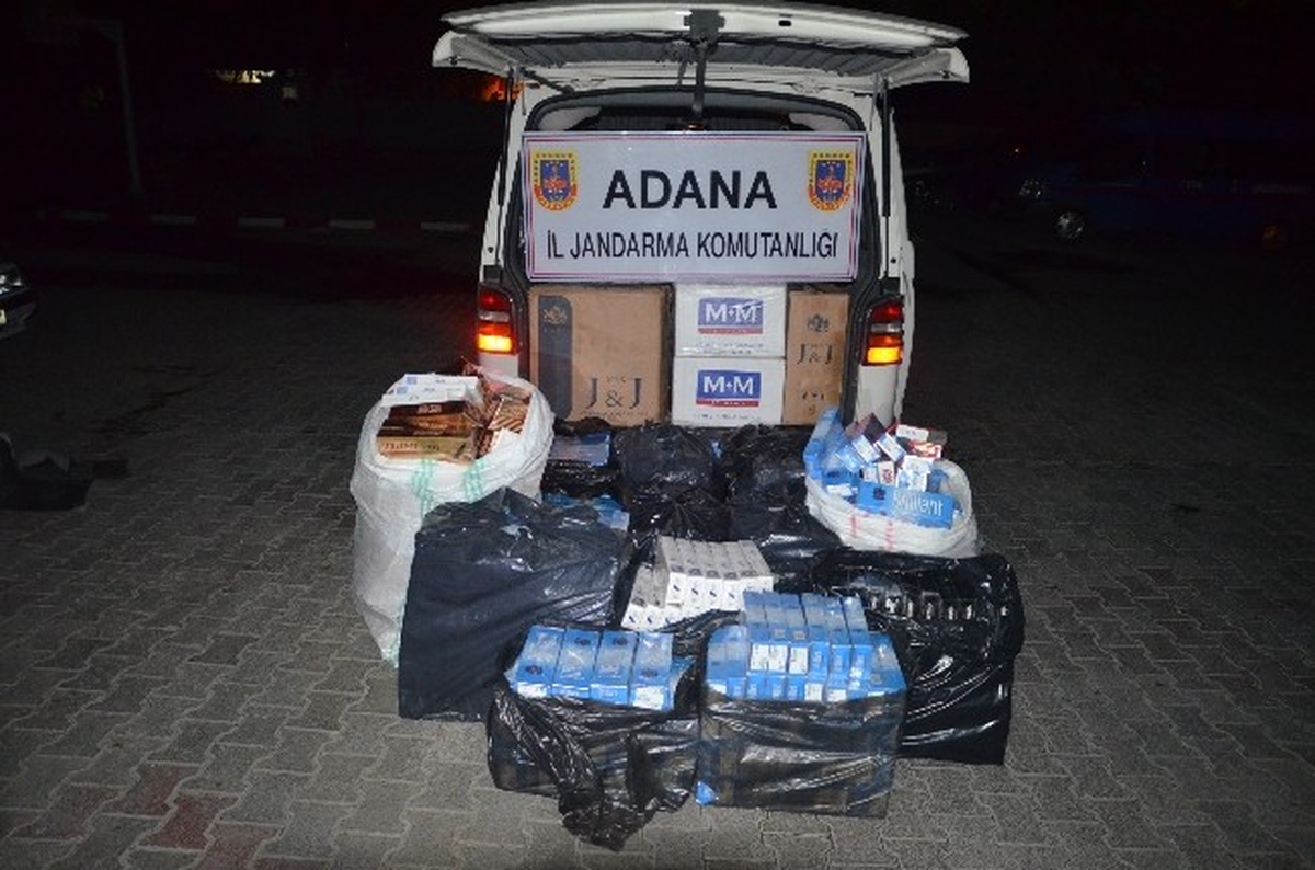 Adana\'da Kaçak Sigara Operasyonu