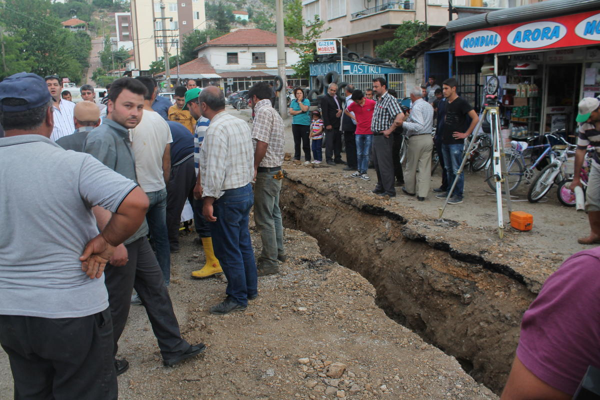 Bucak\'ta Doğalgaz Borusu Patladı