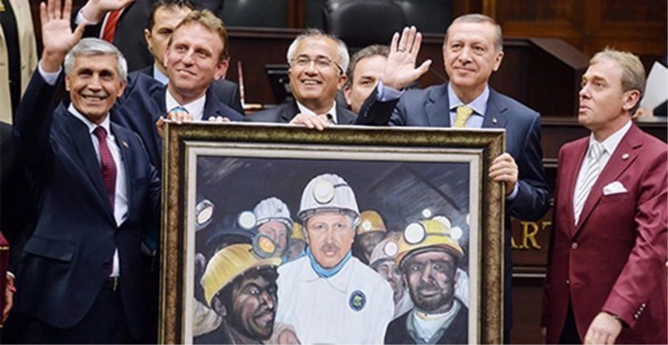 Erdoğan\'a Madenci Tablosu Hediye Edilmesi Kızdırdı
