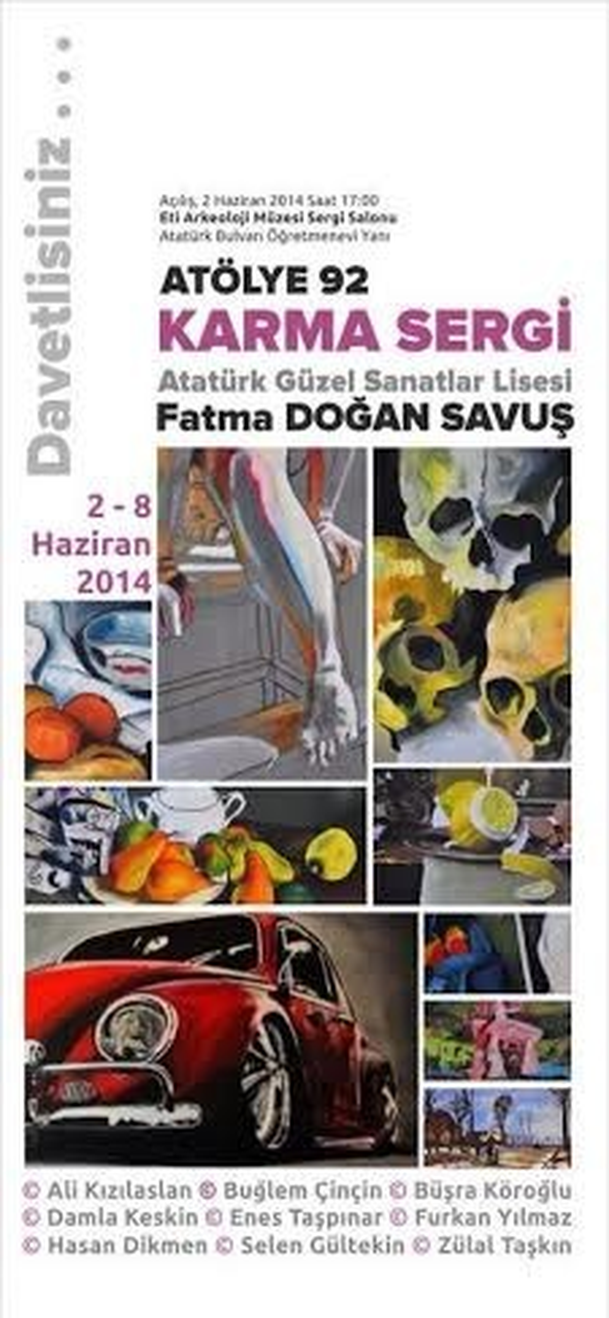 Eskişehir\'de "Atölye 92 Karma Resim Sergisi" Açılacak
