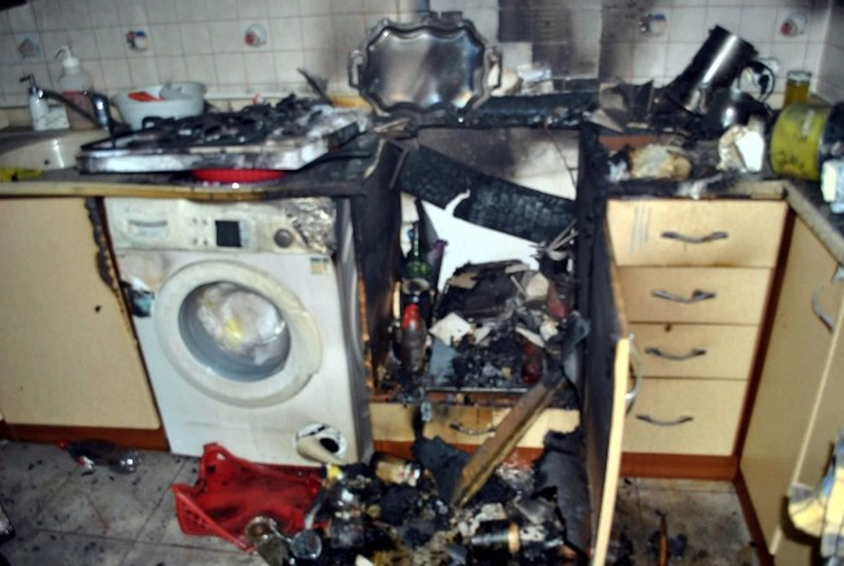Aydın\'da Ocakta Unutulan Yemek Evi Harabeye Çevirdi