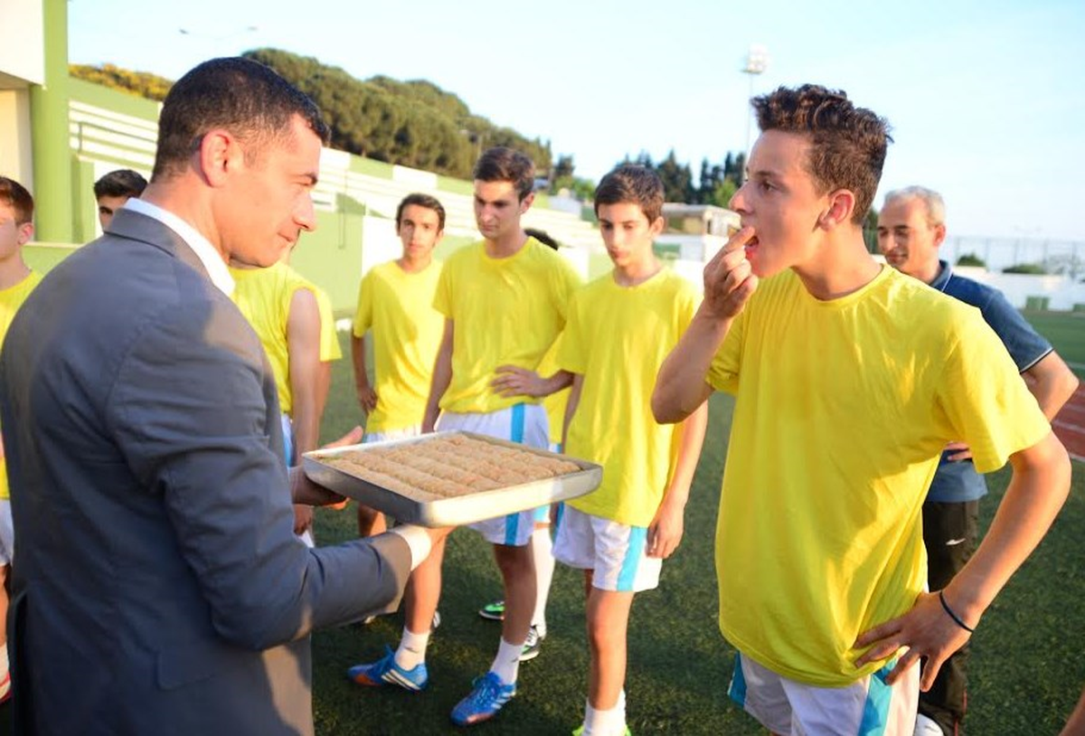 Baklava İkramı Genç Futbolculara Enerji Kattı